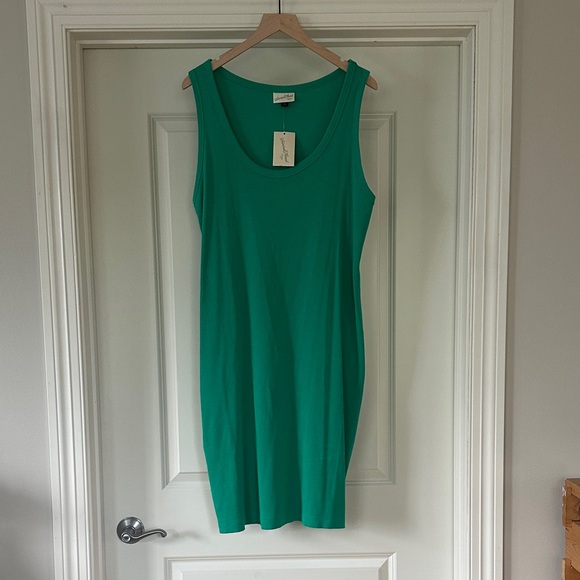 Universal Thread | Ribbed Green Bodycon Midi Dress - NWT - Picture 1 of 4